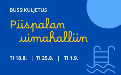 Bussikuljetukset Piispalan uimahalliin